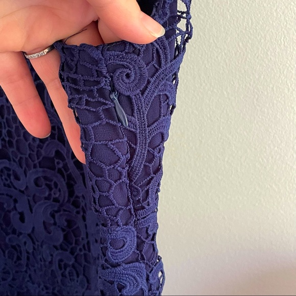 Navy Lace Dress - Picture 5 of 8